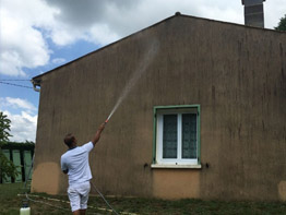 Nettoyage façade 47 à Casteljaloux